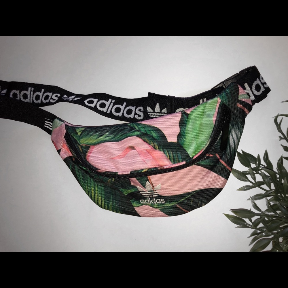 Rainforest Inspired Adidas Fanny Pack 🌿